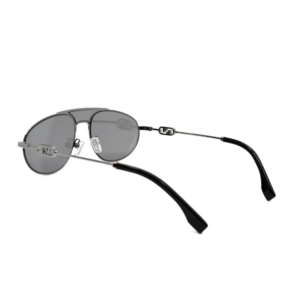 FENDI FE40072U 14C GREY SILVER MIRROR AUTHENTIC SUNGLASSES